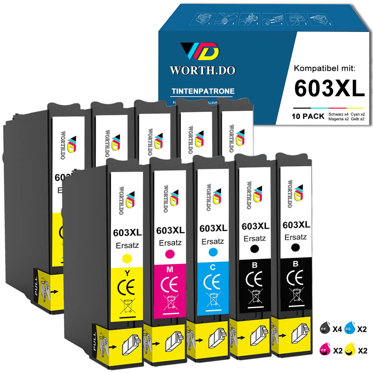    WorthDo.-kompatible-tintenpatronen-feur-epson-603xl-10pack