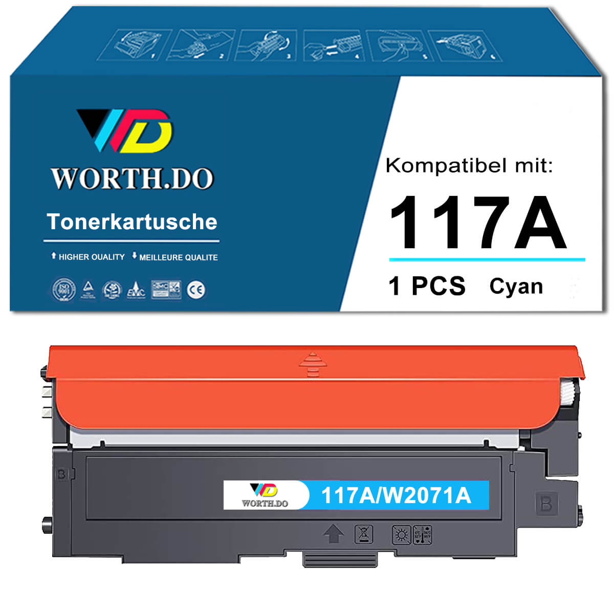 HP 117A Toner (5 PACK)