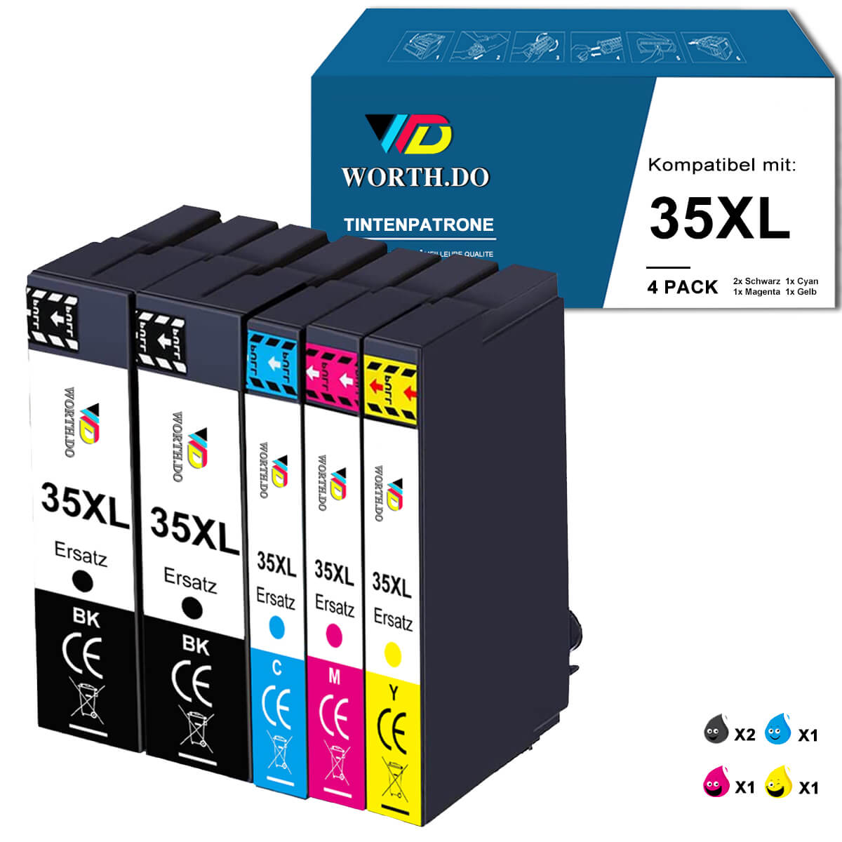    worth.do-kompatible-tintenpatronen-feur-epson-35xl-5pack