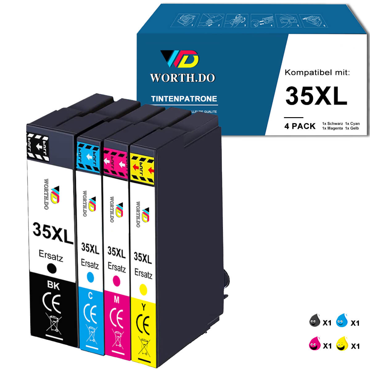       worth.do-kompatible-tintenpatronen-feur-epson-35xl-multipack