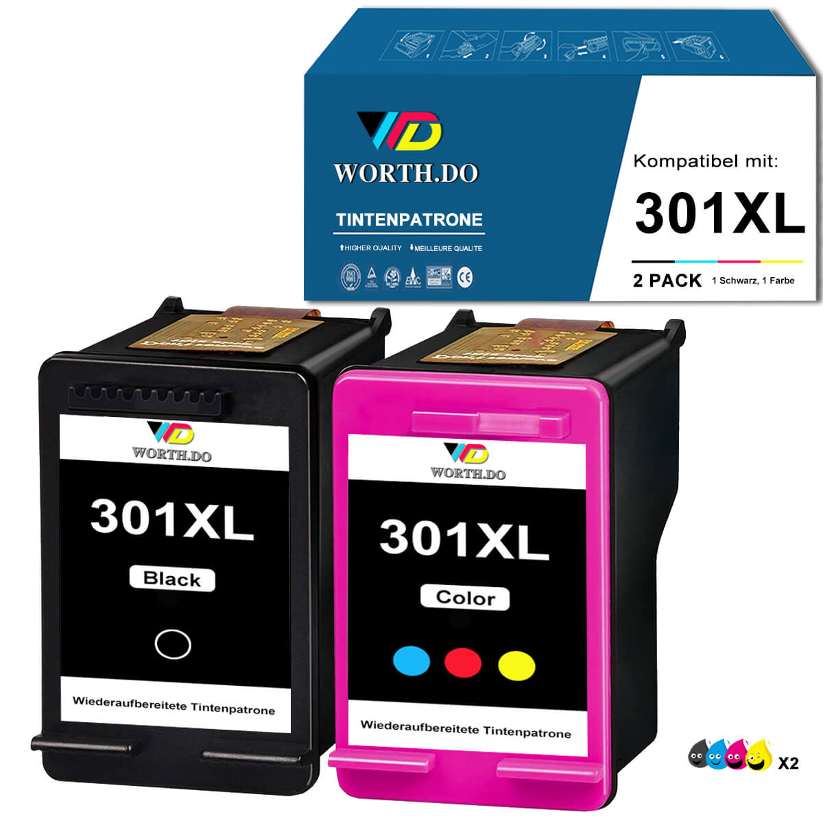    worth.do-kompatible-tintenpatronen-fuer-hp-301xl-multipack