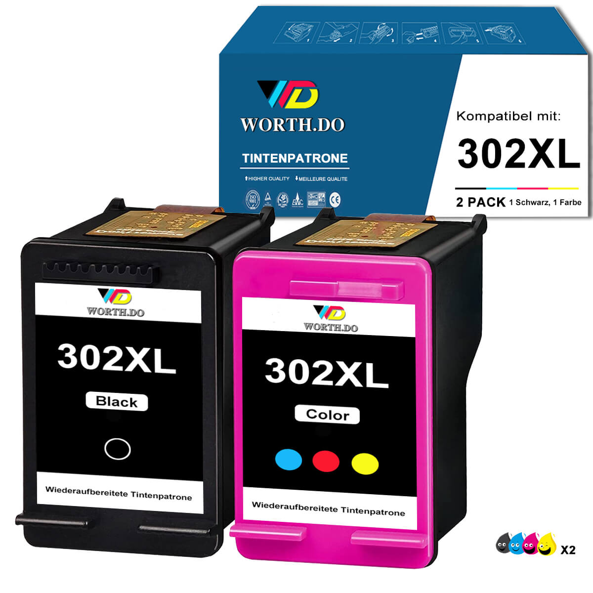    worth.do-kompatible-tintenpatronen-fuer-hp-302xl-multipack