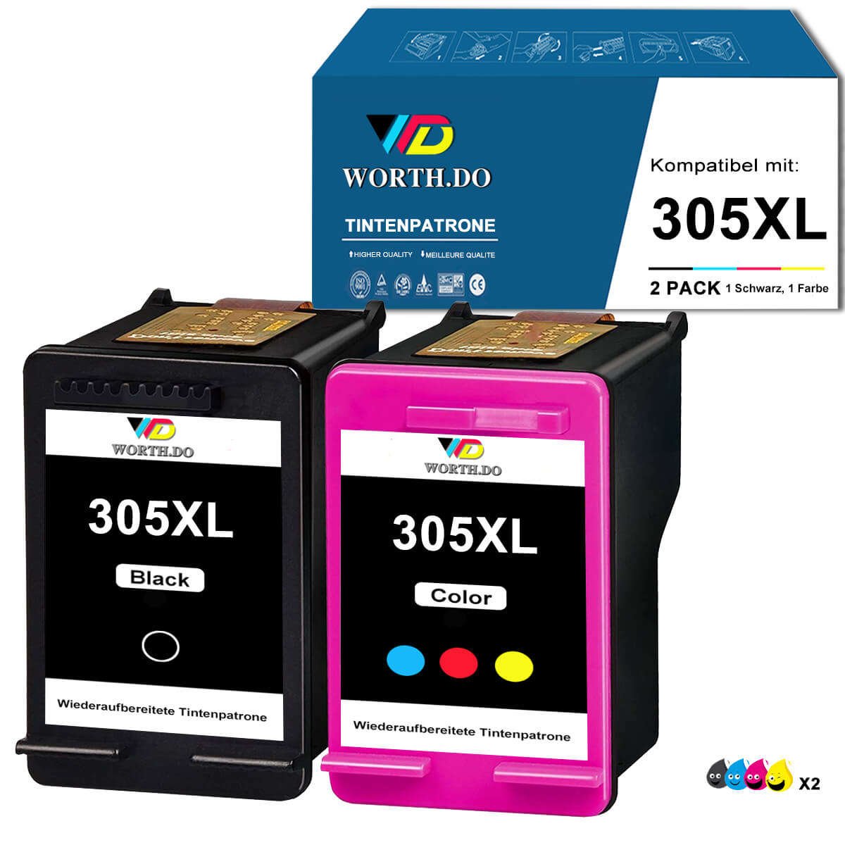    worth.do-kompatible-tintenpatronen-fuer-hp-305xl-multipack