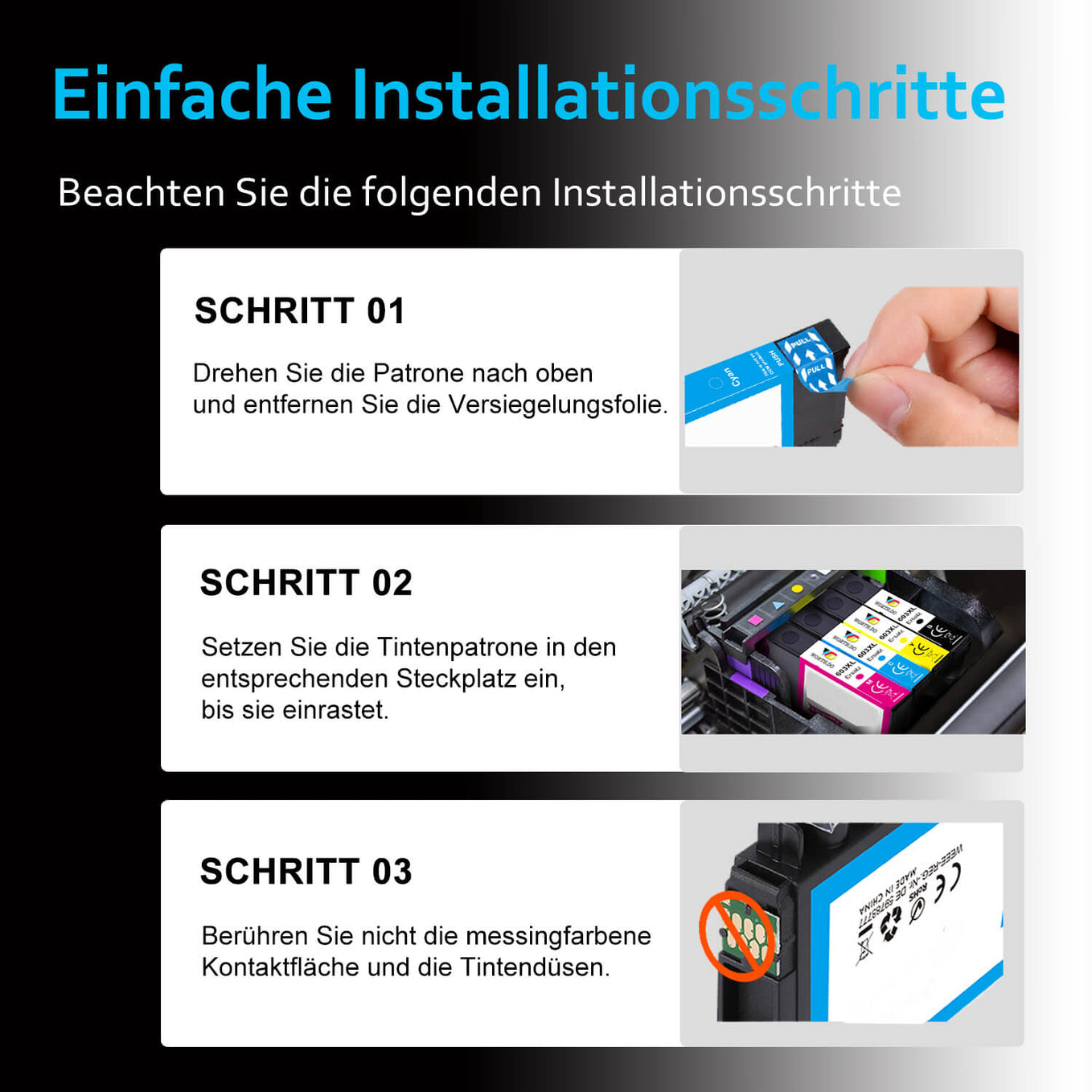 Tintenpatrone ersetzt Epson 34XL (10 Pack)