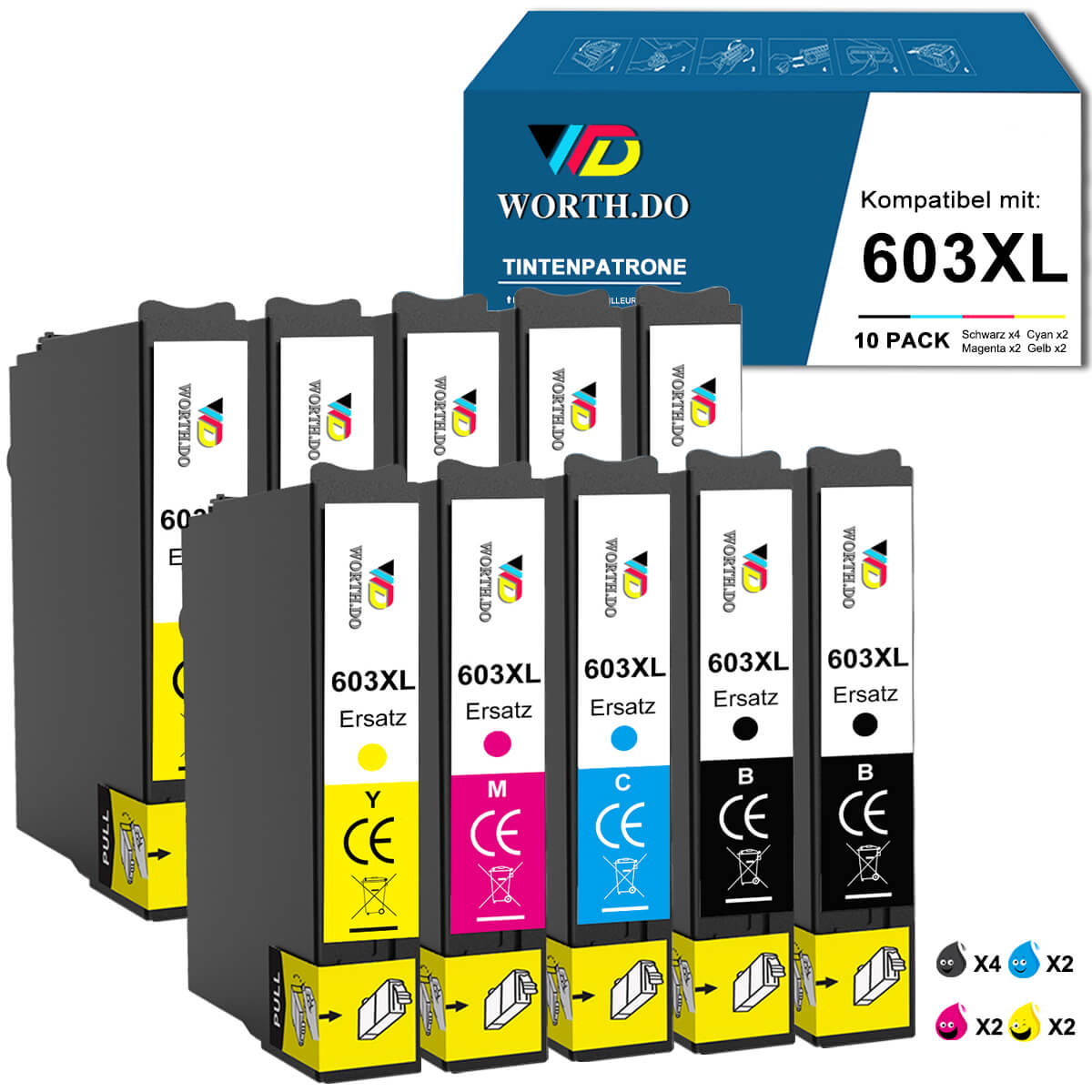    worthdo-kompatible-tintenpatronen-feur-epson-603xl-10pack